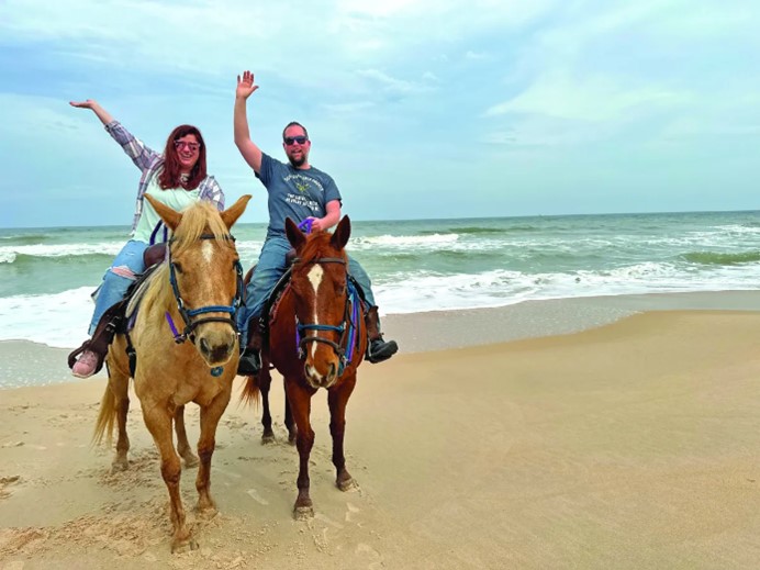 Riding on Ormond Beach